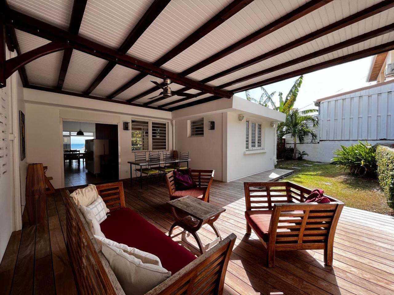 Maison avec piscine à 100 mètres de la plage Le Diamant Esterno foto